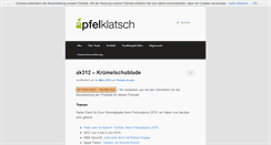 Desktop Screenshot of apfelklatsch.de