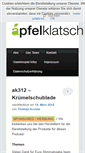 Mobile Screenshot of apfelklatsch.de